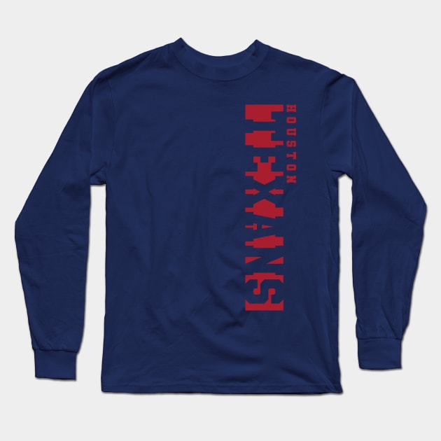 Texans! Long Sleeve T-Shirt by Nagorniak